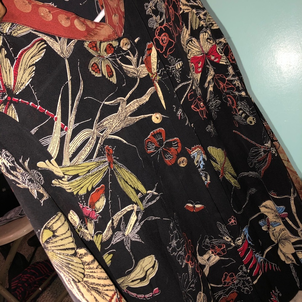 Vintage Citron Santa Monica Top (RARE pattern)